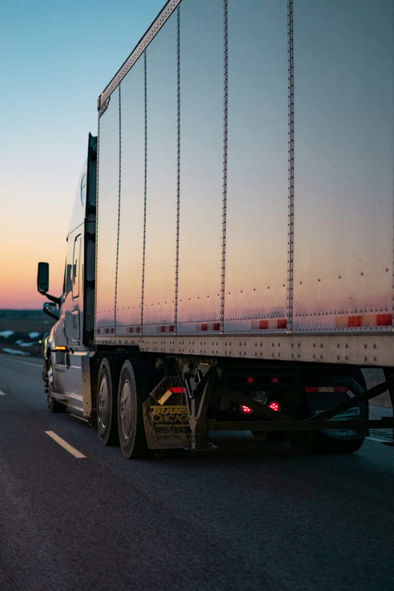 semi truck on highway representing owner operator income in 2025