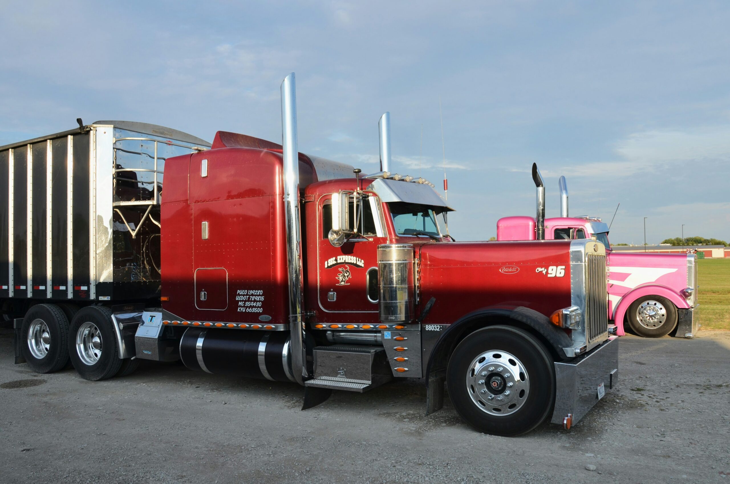 semi truck on open highway — how to improve semi truck mpg 2026